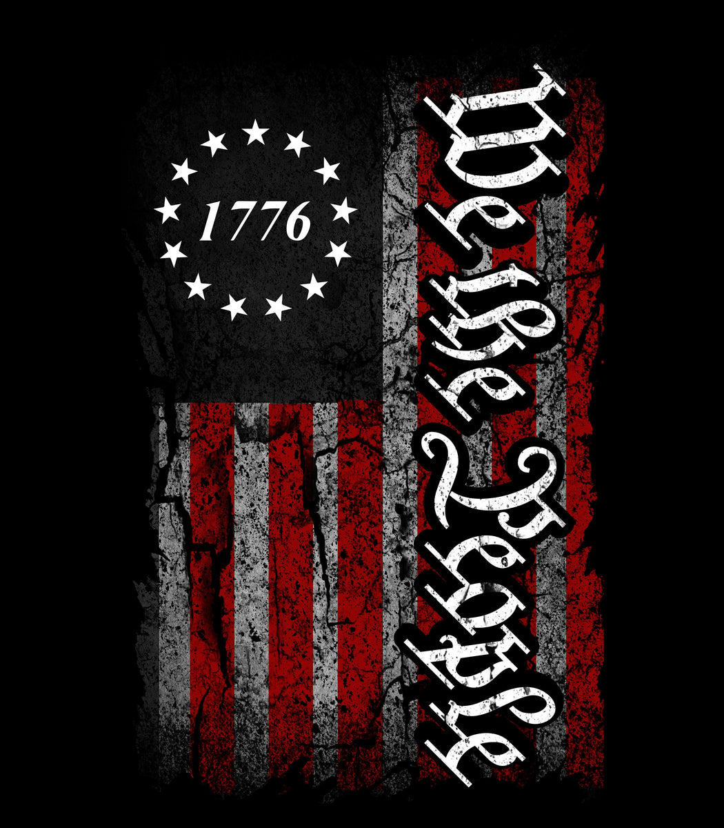 1776 We the people USA flag Constitution Tee Shirt Mens shirt USA flag Tee  shirt