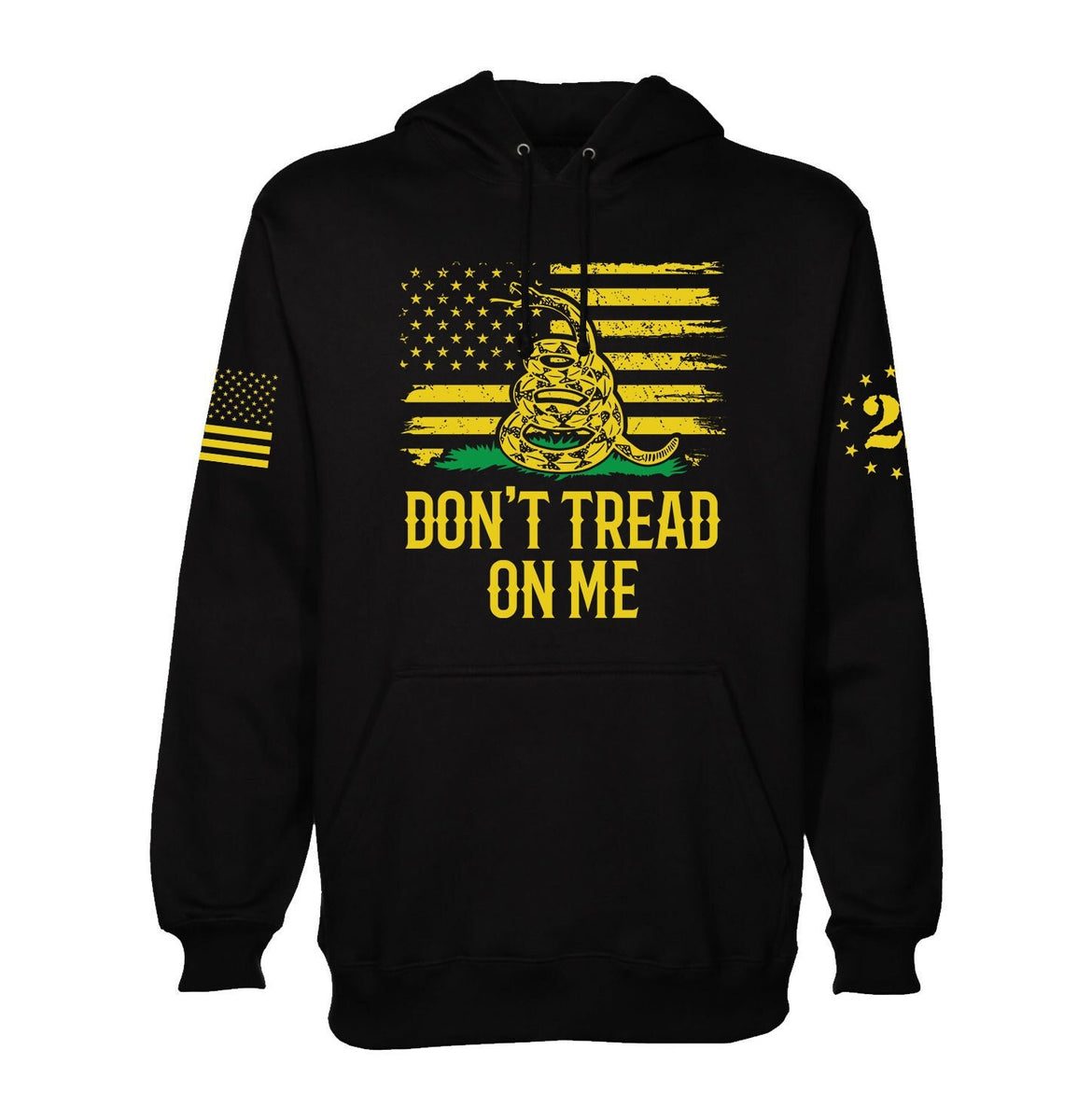 Don't Tread On Me Hoodie Gadsden flag Patriotic American Flag Hoodie 2nd amendment Unisex Hoodie
