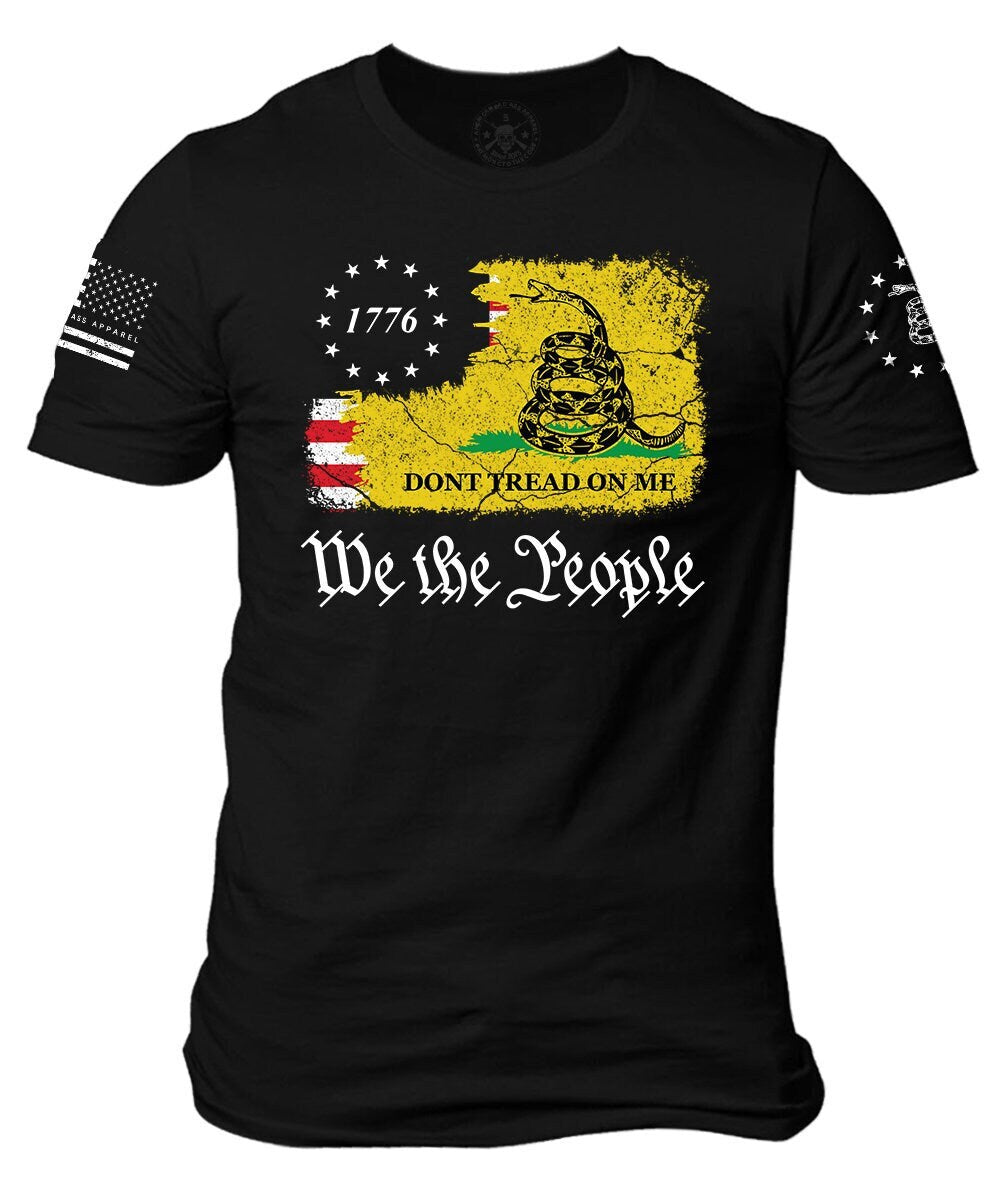 Don't Tread One Me We The People USA Flag T-shirt Gadsden flag Betsy  Ross 1776 Flag US Constitution Patriotic Flag Unisex T-shirt