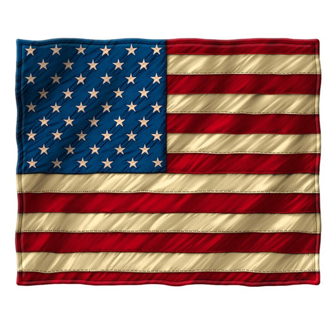 AMERICAN FLAG BLANKET
