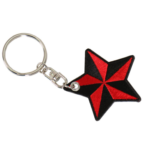 American Nautical Embroidered Key Chain