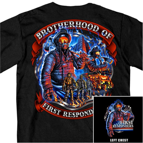 Brotherhood of First Responders Fireman T-Shirt