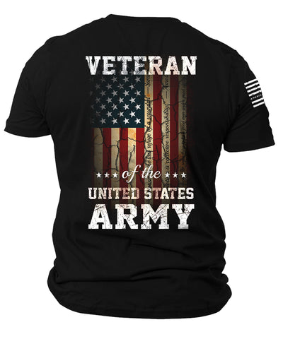 Veteran Of The United States Army  Original American Bad Ass Crewneck T-Shirt