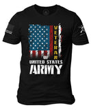 Veteran of United States Army Patriotic T-shirt | Patriotic Flag Shirt for Veteran | Gift for Veterans | USA Flag Shirt