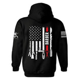 Barber Patriotic American Flag Hoodie | Barber Tools Hoodie | Patriotic Hoodie | Barber Hoodie | Unisex Hoodie