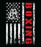 Boxing American Flag gloves Hoodie | Boxing |  Boxer Hoodie |  Boxer American Flag |  Patriotic Boxer | Proud American | Unisex Hoodie
