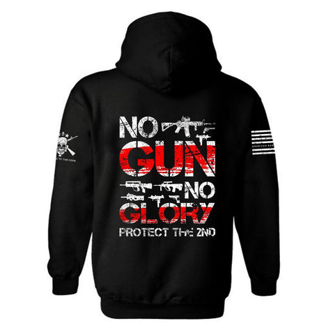 No Gun No Glory Protect The 2nd Hoodie | 2nd amendment | Defend The 2nd | Patriotic | Gun Rights | Gun Lover | Unisex Hoodie