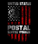 United States Postal Service Worker Original American Bad Ass  Hoodie | Postal Worker Hoodie | Patriotic Hoodie | American Flag Hoodie