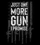 Just One More Gun I Promise American Gun Flag Hoodie | Gun Flag | 2nd amendment | American Gun Flag  | Patriotic Hoodie | Unisex Hoodie