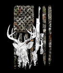 Deer Hunting Camouflage American Flag Hunting Hoodie | Buck Deer Hunting Hoodie | Hunting Season | Hunter Hoodie | Unisex Hoodie