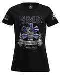 EMS More Drama Than Trauma Crewneck T-shirt-Funny EMS Paramedic More Drama Than Trauma