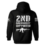 2nd amendment Supporter American Flag Hoodie | 2nd amendment | Protect the 2nd | Defend the 2nd | Gun Lover | Gun Rights | Unisex Hoodie