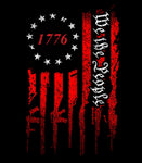 We The People Gun American Flag 1776 Hoodie | We the People | 2nd amendment | Gun American Flag | Patriotic | American flag | Unisex Hoodie