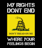 My Rights Don't End where you Feelings Begin Hoodie | Don't Tread on Me Hoodie | Gadsden flag | Don't tread on me flag Hoodie | Unsex Hoodie