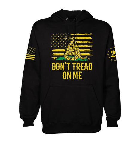Don't Tread On Me Hoodie | Gadsden flag | Patriotic American Flag Hoodie | 2nd amendment | Unisex Hoodie