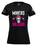 Miners Girlfriend- Messy Bun Scull -Crewneck T-Shirt-V-Neck T-shirt