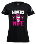 Miners Wife- Messy Bun Scull -Crewneck T-Shirt-V-Neck T-shirt
