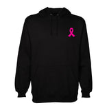 Pink Ribbon American Flag Breast Cancer Awareness Hoodie | Patriotic Flag Hoodie | Cancer Support and Awareness Hoodie | Unisex Hoodie