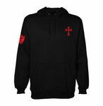 Knights Templar Crusader Hoodie | Christian Knight Order | Crusader Red Cross | Knights Templar Cross | Cross bible | Unisex Hoodie