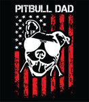 Pitbull Dad American Flag Hoodie | Dog Dad | Pet Lover | Patriotic Hoodie | Unisex Hoodie