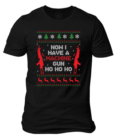 Now I Have A Machine Gun Ho Ho Ho Christmas T-shirt | Ugly Style Sweater Hoodie | Xmas Gift | Christmas Gift | Pro Gun | Unisex Shirt