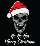 Christmas Santa Ho Ho Ho T-Shirt | Santa Skull | Xmas Gift | Christmas Gift | Unisex T-Shirt