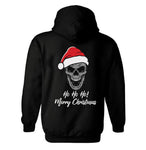 Christmas Santa Ho Ho Ho Hoodie | Santa Skull | Xmas Gift | Christmas Gift | Unisex Hoodie
