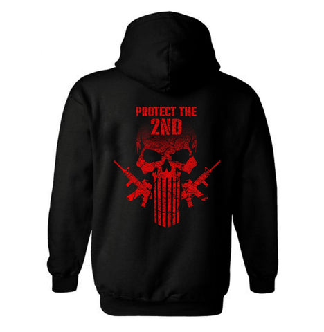2nd amendment Punisher Hoodie | 2nd amendment | Defend the 2nd | Protect the 2nd | Pro Gun | Gun rights | Patriotic | Unisex Hoodie