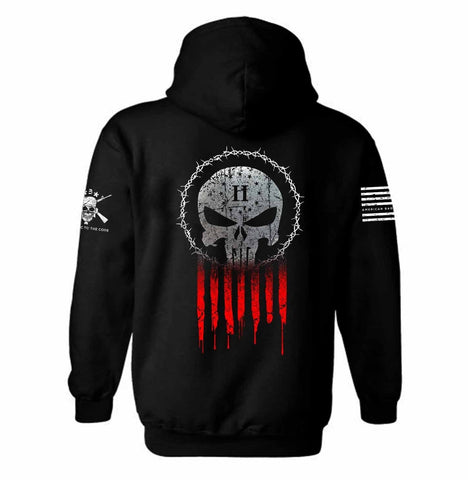 Punisher 2nd amendment American Flag Patriotic Hoodie | Punisher Hoodie | Punisher | Defend The 2nd | Protect The 2nd  | Unisex Hoodie