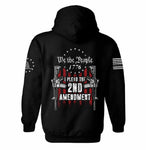 I Plead The 2nd | we the People Hoodie | AR Rifle | 2nd amendment Hoodie | Defend The 2nd | Pro Gun | USA Flag | Unisex Hoodie
