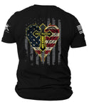 One Nation Under God Original American Bad Ass Crewneck T-Shirt