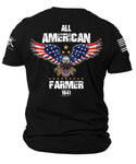 All American Farmer Original American Bad Ass Crewneck T-Shirt