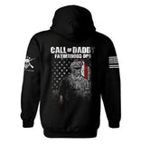 Call of Daddy Fatherhood Ops Hoodie | Patriotic Fatherhood Hoodie |  American Flag Hoodie | Fathers Day Hoodie | Unisex Hoodie