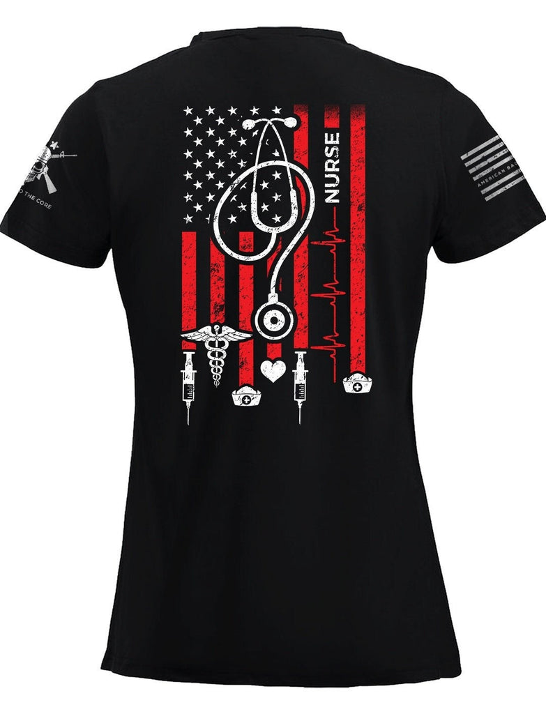 American flag nurse shirt hot sale