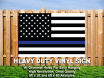 Thin Blue Line | 3' x 5' USA Patriotic American Flag  Rally Banner- Flag -Yard Sign-Vinyl Banner