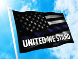 United We Stand | 3' x 5' USA Patriotic American Flag  Rally Banner- Flag -Yard Sign-Vinyl Banner