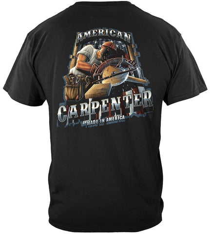 American Carpenter- Hoodie-Long Sleeve Shirt-Premium Crewneck-Carpenter T-Shirt