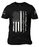 American Paw Paw T-shirt-Paw Paw-American Flag-Patriotic T-shirt