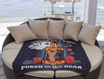 Poker Classic Coral Fleece Blanket - Dueces Wild Gift - Texas Holdem Game
