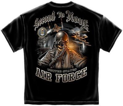 AIR FORCE SECOND TO NONE Crewneck T-Shirt