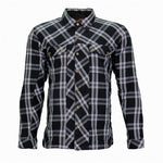 Armored Black and White Flannel Jacket