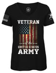 Veteran Of The United States Army  Original American Bad Ass Crewneck T-Shirt