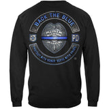 Back the Blue Law enforcement Blue lives Mater Serve and Protect