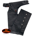 Fully Lined Unisex Leather Chaps