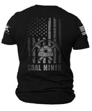 Coal Miner Flag Original American Bad Ass Crewneck T-Shirt