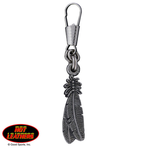 Feathers Zipper Pull