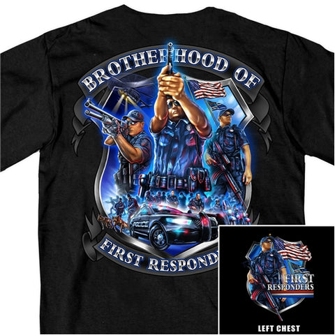 Brotherhood of First Responders Police T-Shirt