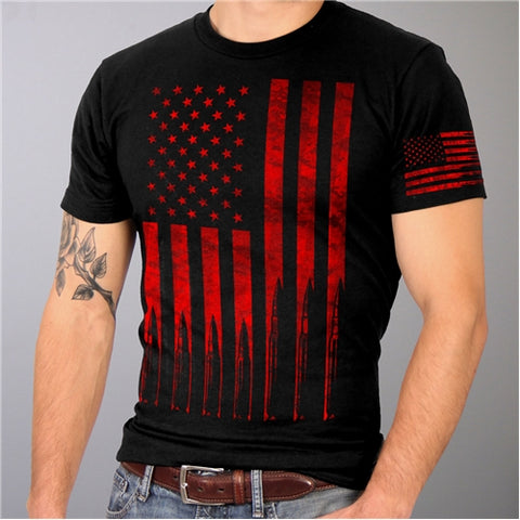American Flag Bullets T-Shirt