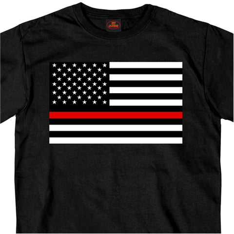 Thin Red Line USA Flag T-Shirt