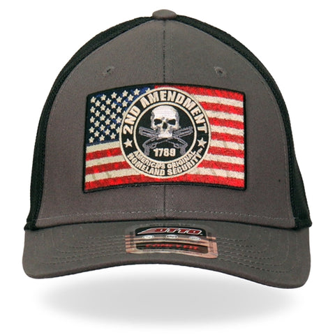 Trucker Hat 2nd Amendment Flag